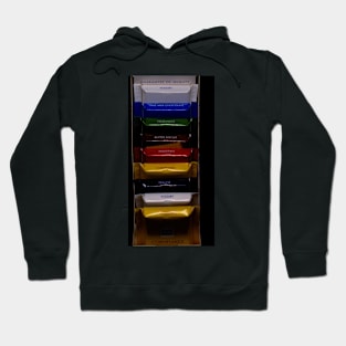 a stack of chocolate flavours Hoodie